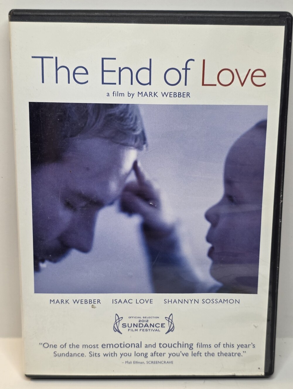 Dvd Movie The End Of Love An Independent Drama Film